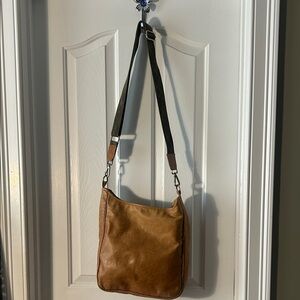 Panache Tan Leather Crossbody Bag